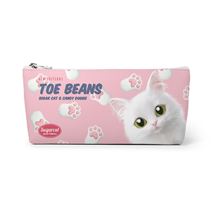 Ria’s Toe Beans New Patterns Leather Pencilcase (Triangle)