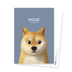 Doge the Shiba Inu Postcard
