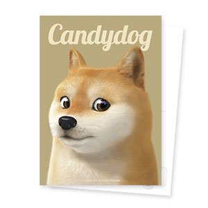 Doge the Shiba Inu (GOLD ver.) Magazine Postcard