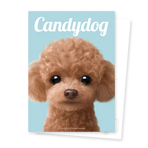 Ruffy the Poodle Magazine Postcard