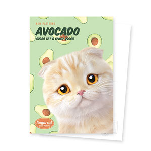 Achi’s Avocado New Patterns Postcard