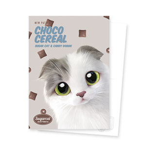 Duna’s Choco Cereal New Patterns Postcard