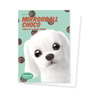 Livee’s Mirrorball Choco New Patterns Postcard