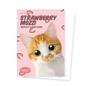 Mozzi Hana’s Strawberry Mozzi New Patterns Postcard