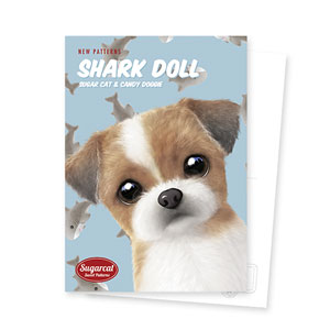 Peace the Shih Tzu’s Shark Doll New Patterns Postcard