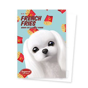 Potato&#039;s French Fries New Patterns Postcard