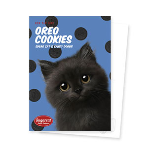Reo the Kitten&#039;s Oreo New Patterns Postcard