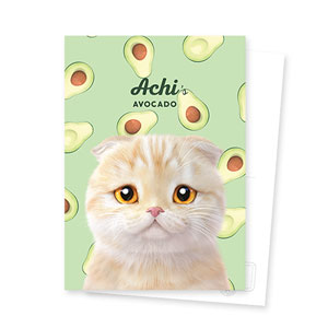 Achi’s Avocado Postcard