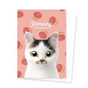 Jamong&#039;s Grapefruit Postcard