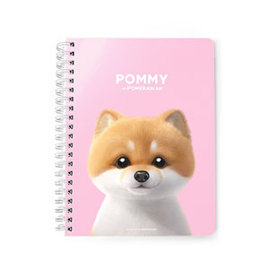 Pommy the Pomeranian Spring Note