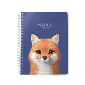 Maple the Red Fox Spring Note