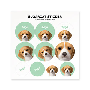 Bagel the Beagle Sticker
