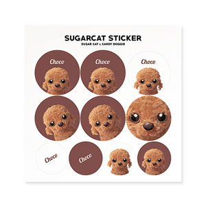 Choco the Poodle Sticker
