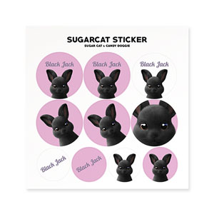 Black Jack the Rabbit Sticker
