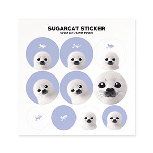 Juju the Harp Seal Sticker