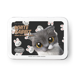 Fran’s White Rabbit New Patterns Tin Case MINI