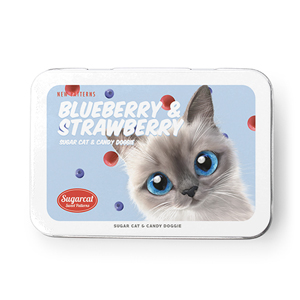 Momo’s Blueberry &amp; Strawberry New Patterns Tin Case MINI