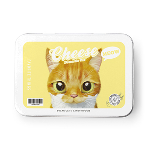 Cheese Retro Tin Case MINI