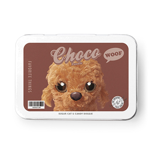 Choco the Poodle Retro Tin Case MINI