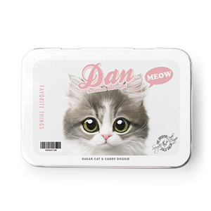 Dan the Kitten Retro Tin Case MINI