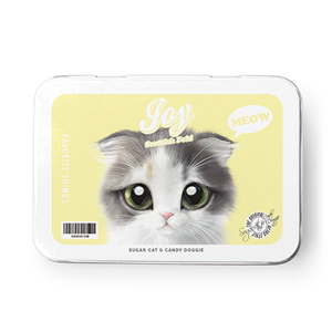 Joy the Kitten Retro Tin Case MINI