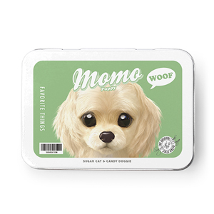 Momo the Puppy Retro Tin Case MINI