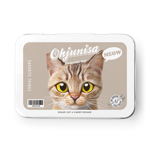 Ohjunisa the Stray Cat Retro Tin Case MINI