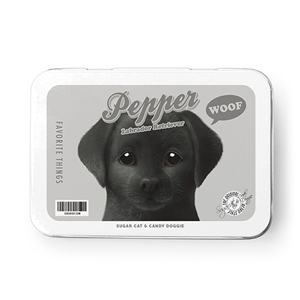Pepper the Labrador Retriever MyRetro Tin Case MINI