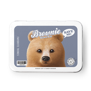 Brownie the Bear Retro Tin Case MINI