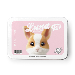 Luna the Dutch Rabbit MyRetro Tin Case MINI