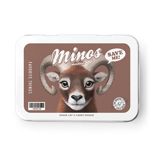 Minos the Mouflon Retro Tin Case MINI