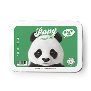 Pang the Giant Panda Retro Tin Case MINI