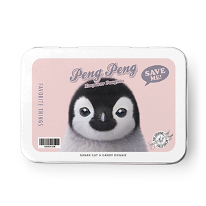 Peng Peng the Baby Penguin MyRetro Tin Case MINI