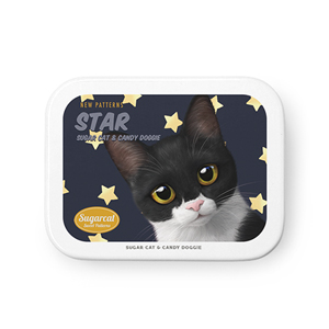 Byeol the Tuxedo Cat&#039;s Star New Patterns Tin Case MINIMINI