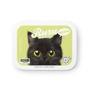 Ruru the Kitten Retro Tin Case MINIMINI
