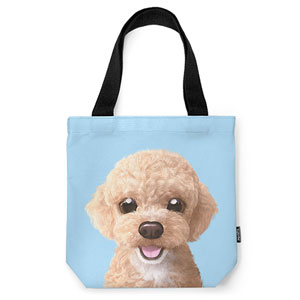 Kkomi the Poodle Mini Tote Bag