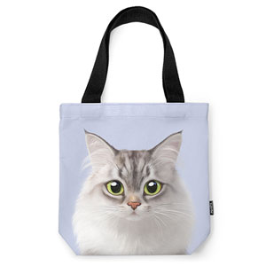 Miho the Norwegian Forest Mini Tote Bag