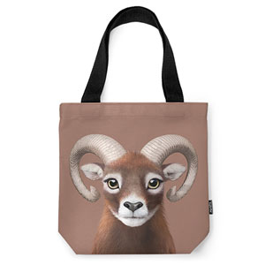 Minos the Mouflon Mini Tote Bag