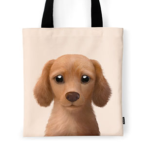 Baguette the Dachshund Tote Bag