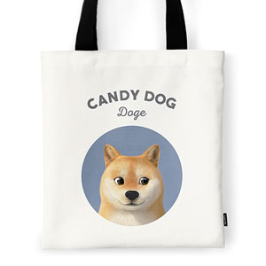 Doge the Shiba Inu Ivory Tote Bag