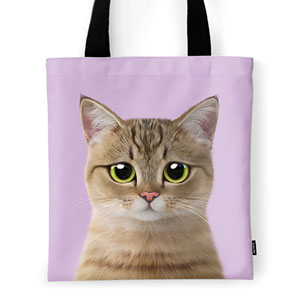Lulu the Tabby cat Tote Bag