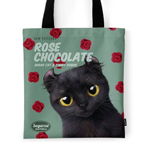 Dble’s Rose Chocolate New Patterns Tote Bag
