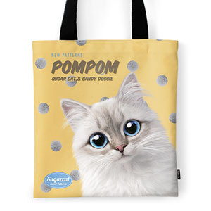 Heart’s Pompom New Patterns Tote Bag