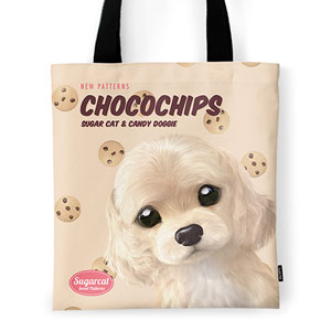 Momo the Cocker Spaniel’s Chocochips New Patterns Tote Bag