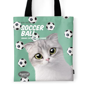 Momo Mumohan&#039;s Soccer Ball New Patterns Tote Bag
