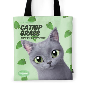 Pinggu’s Catnip Grass New Patterns Tote Bag