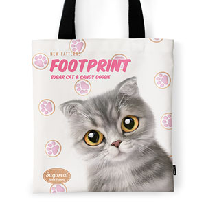 Rion’s Footprint Cookie New Patterns Tote Bag