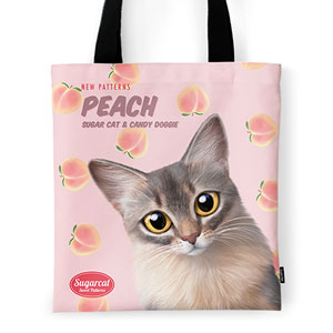 Rose’s Peach New Patterns Tote Bag