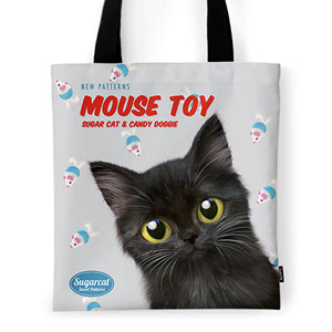Ruru the Kitten’s Mouse Toy New Patterns Tote Bag