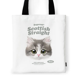 Dan the Kitten TypeFace Tote Bag